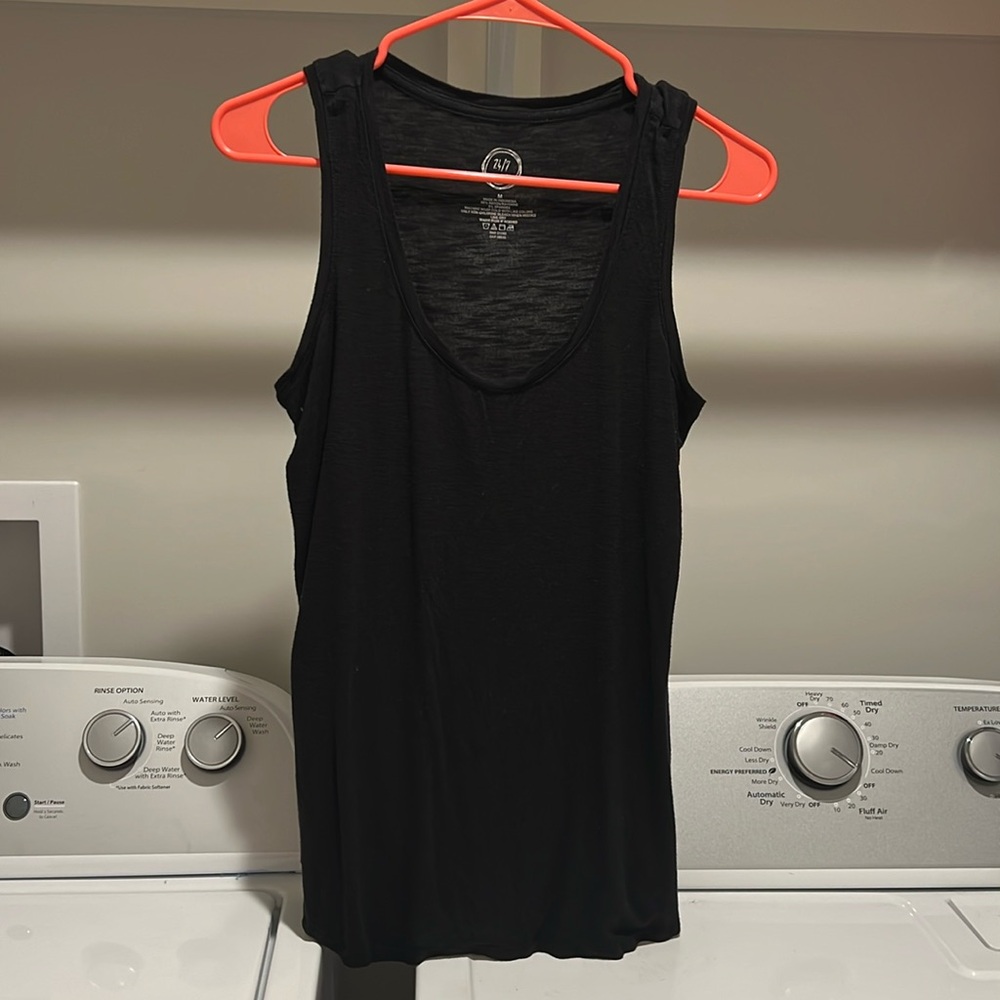 Maurice’s 24/7 Black U neck tank top